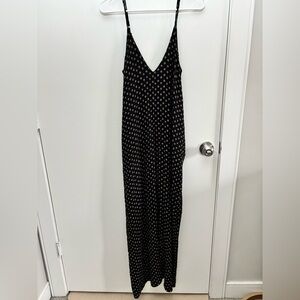 Lulus Printed Maxi Sun Dress with Pockets